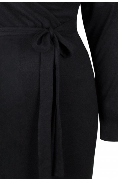 ISLA ołówkowa sweterkowa sukienka plus size