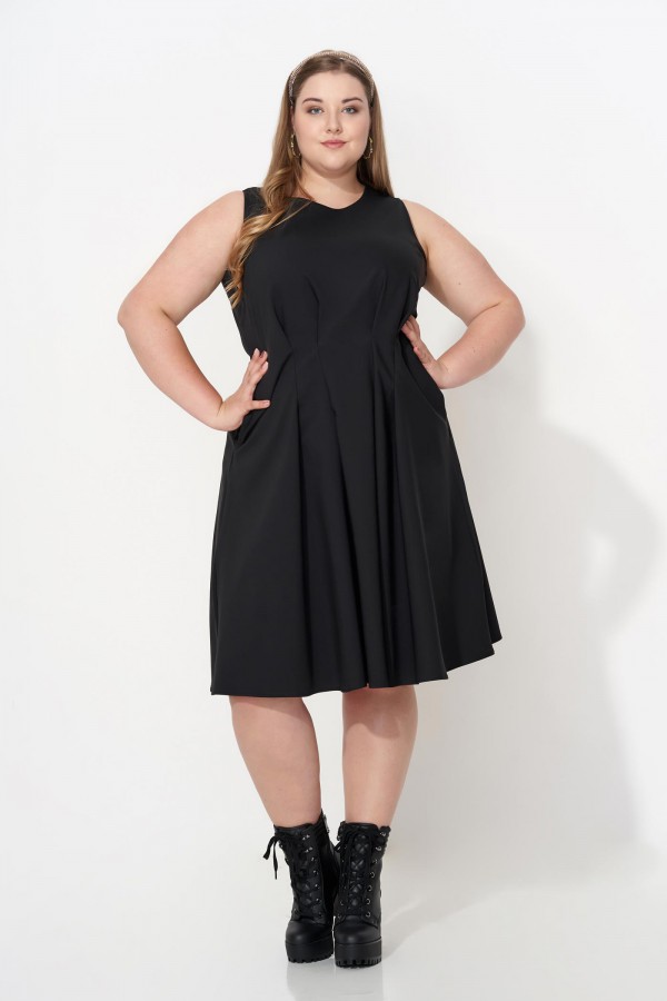 TATIANA BLACK elegancka sukienka plus size