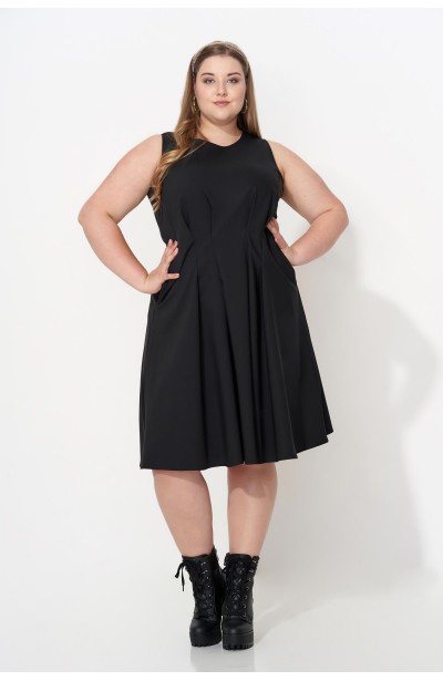 TATIANA BLACK elegancka sukienka plus size