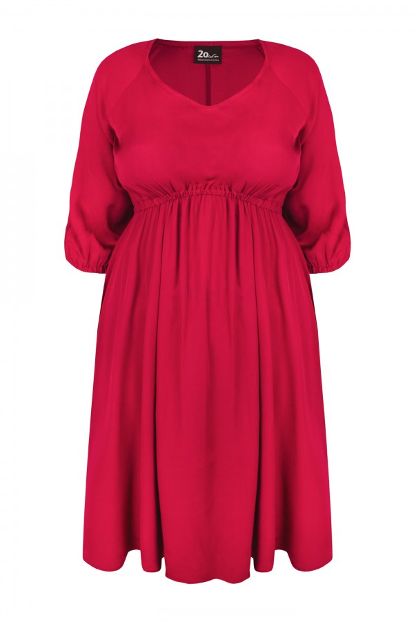 DORIS BERRY rozkloszowana sukienka plus size