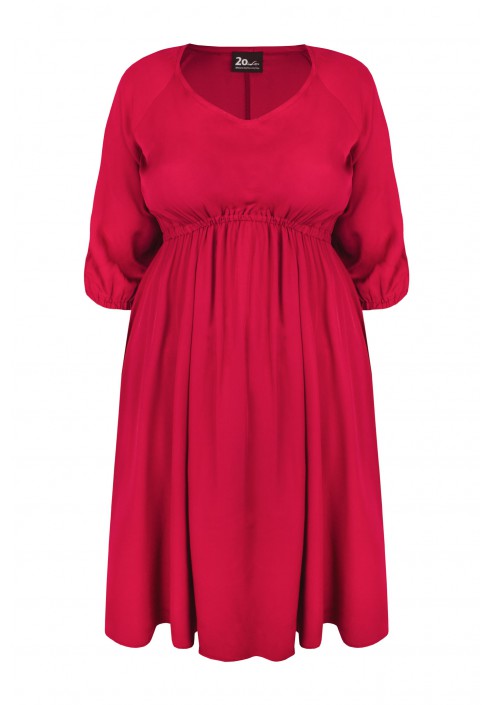 DORIS BERRY rozkloszowana sukienka plus size