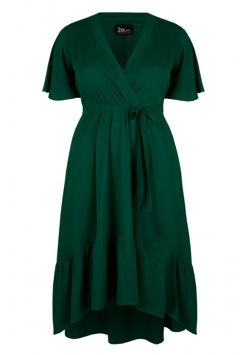 ZORA GREEN rozkloszowana sukienka plus size