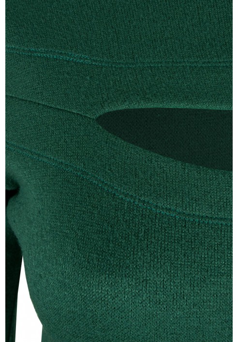 DARLA GREEN swetrowa sukienka plus size