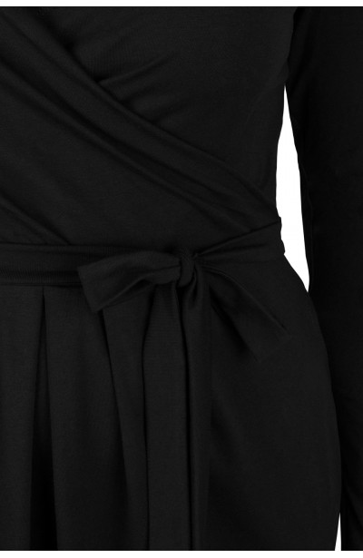 LOTTI BLACK wygodna sukienka plus size