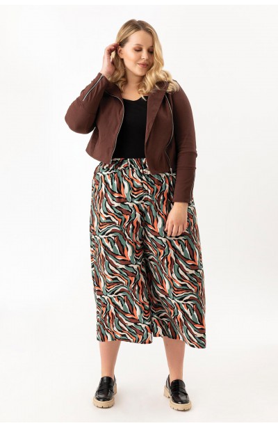 EFEBI FUNKY spodnie plus size typu culotte