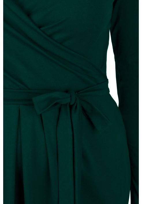 LOTTI GREEN bawełniana sukienka plus size